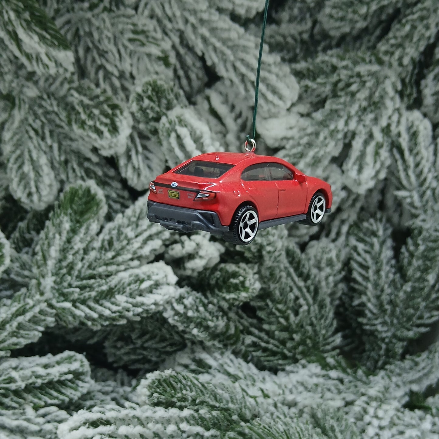 SUBARU WRX 2024 S4 STI Christmas Ornament Unique Gift Idea Xmas Tree Decoration Red