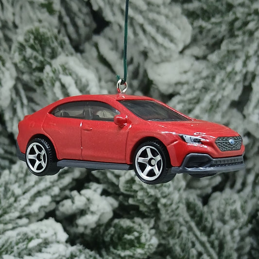 SUBARU WRX 2024 S4 STI Christmas Ornament Unique Gift Idea Xmas Tree Decoration Red