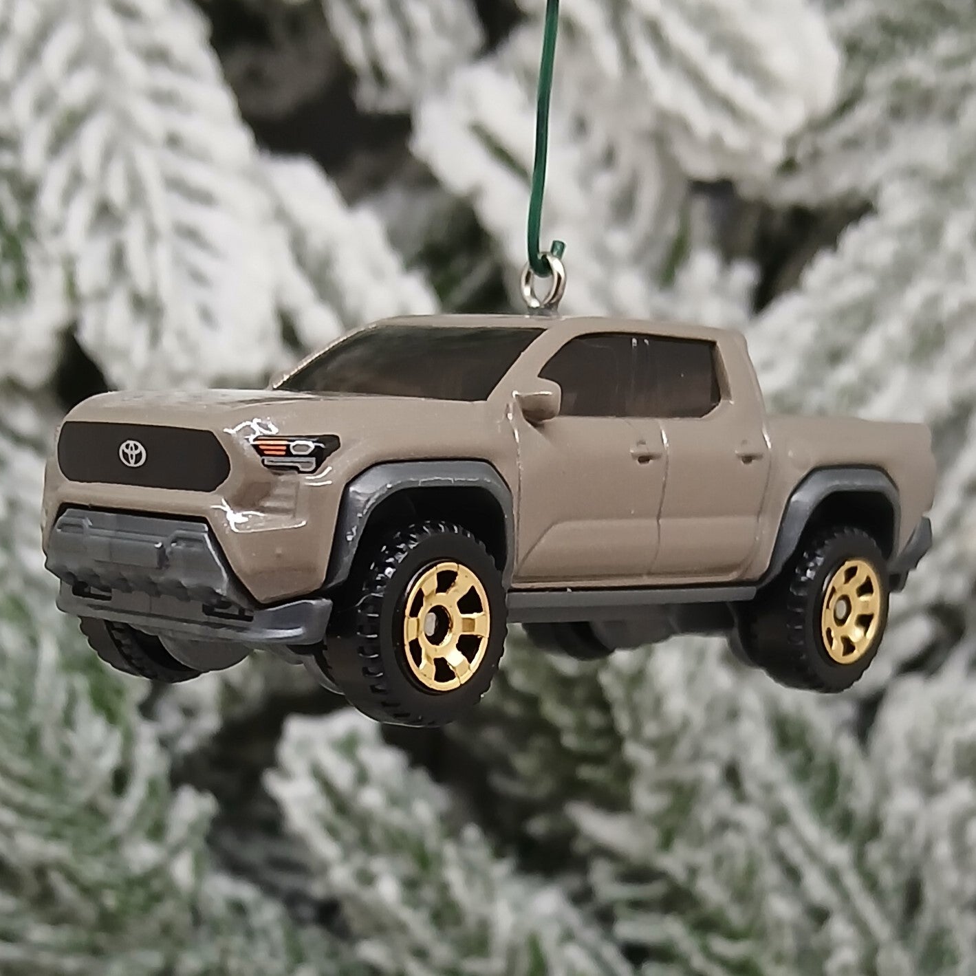 TOYOTA TACOMA Ornament 2024 Christmas Gift Tree Decoration Truck 2025 2026 Brown