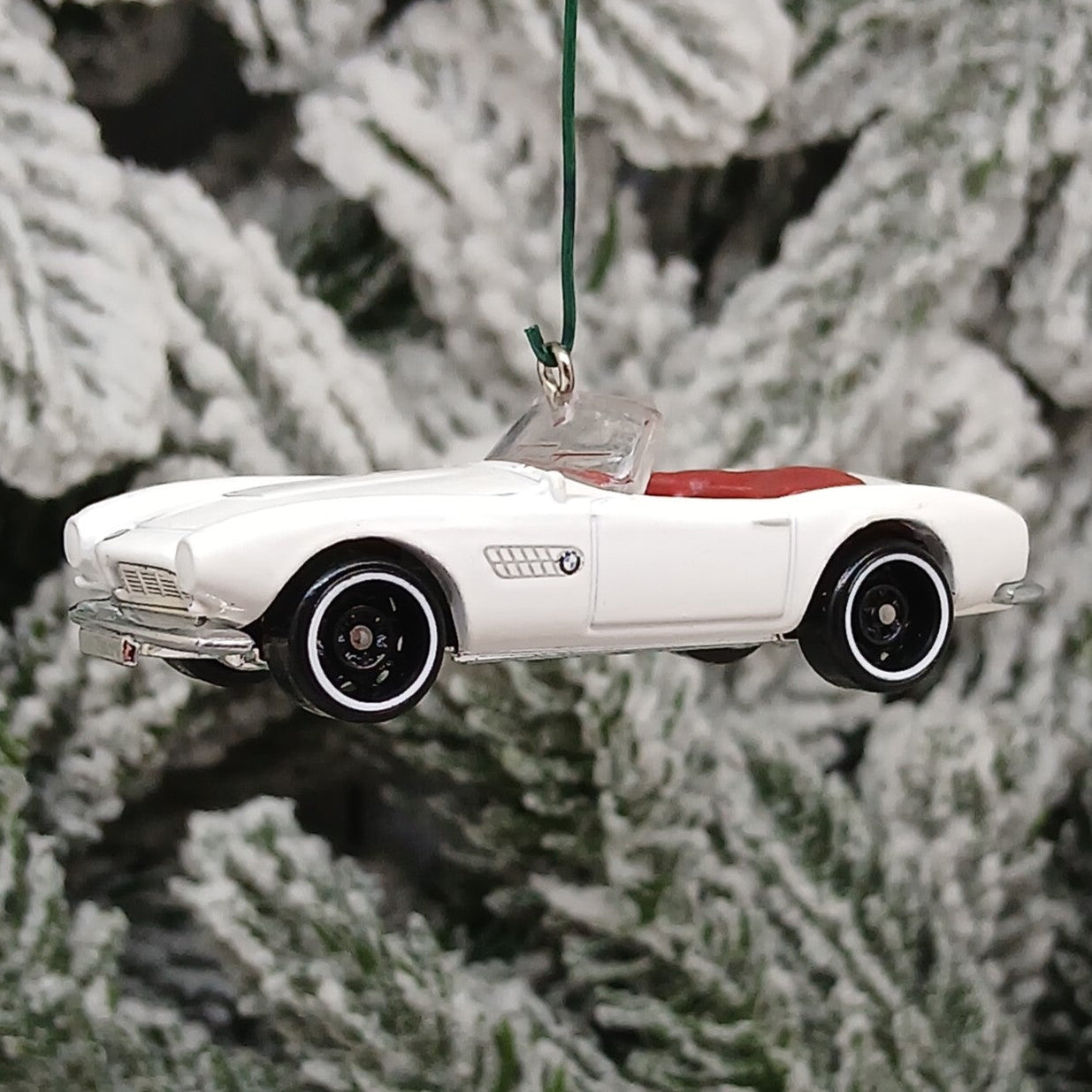 BMW 507 Ornament Christmas Gift Idea Unique Car Xmas Tree Decoration 1956 1957 1958 1959 White