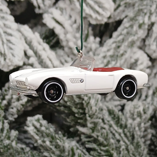 BMW 507 Ornament Christmas Gift Idea Unique Car Xmas Tree Decoration 1956 1957 1958 1959 White