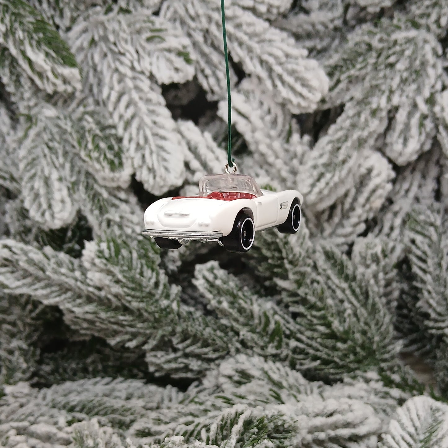 BMW 507 Ornament Christmas Gift Idea Unique Car Xmas Tree Decoration 1956 1957 1958 1959 White