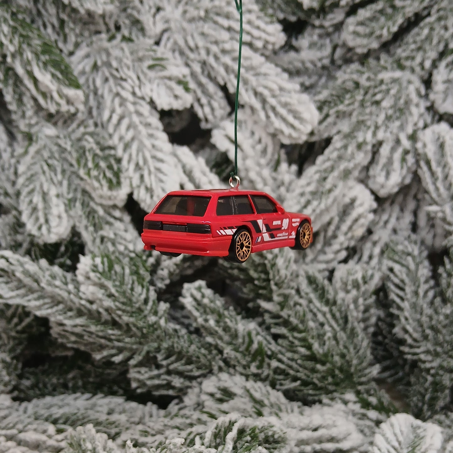 BMW M3 Wagon Ornament Christmas Gift Unique Car Xmas Tree Decoration Red