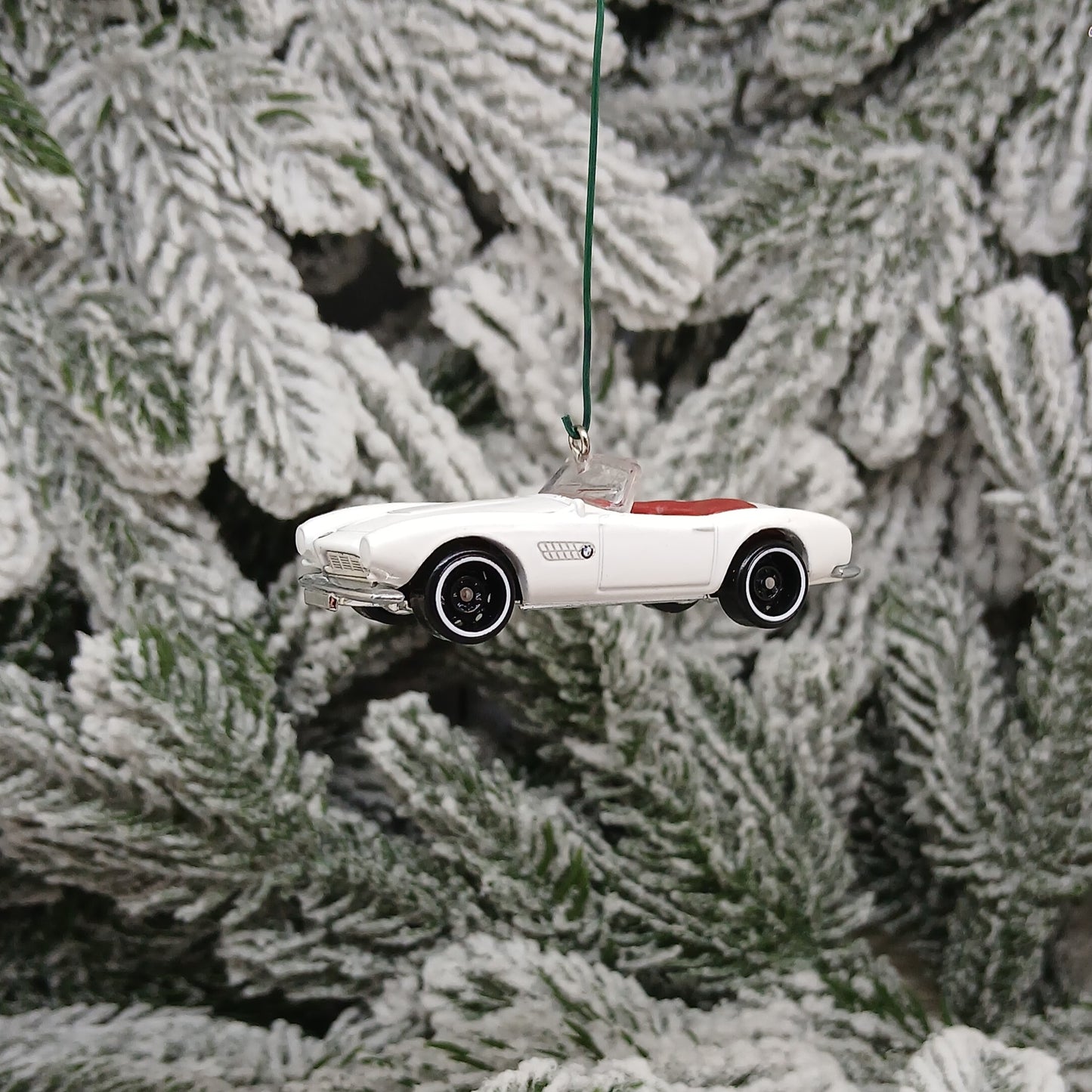 BMW 507 Ornament Christmas Gift Idea Unique Car Xmas Tree Decoration 1956 1957 1958 1959 White