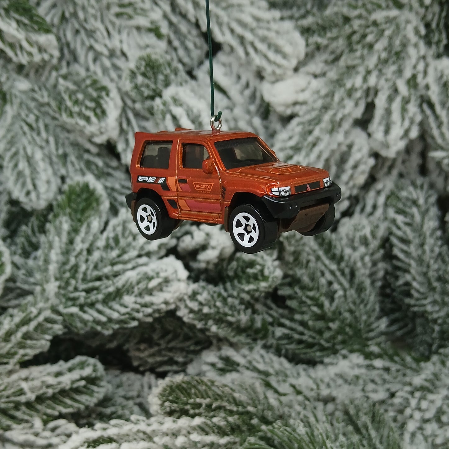 Mitsubishi Pajero Evolution Christmas Ornament Gift Idea Unique Xmas Tree Decoration 1997 1998 1999