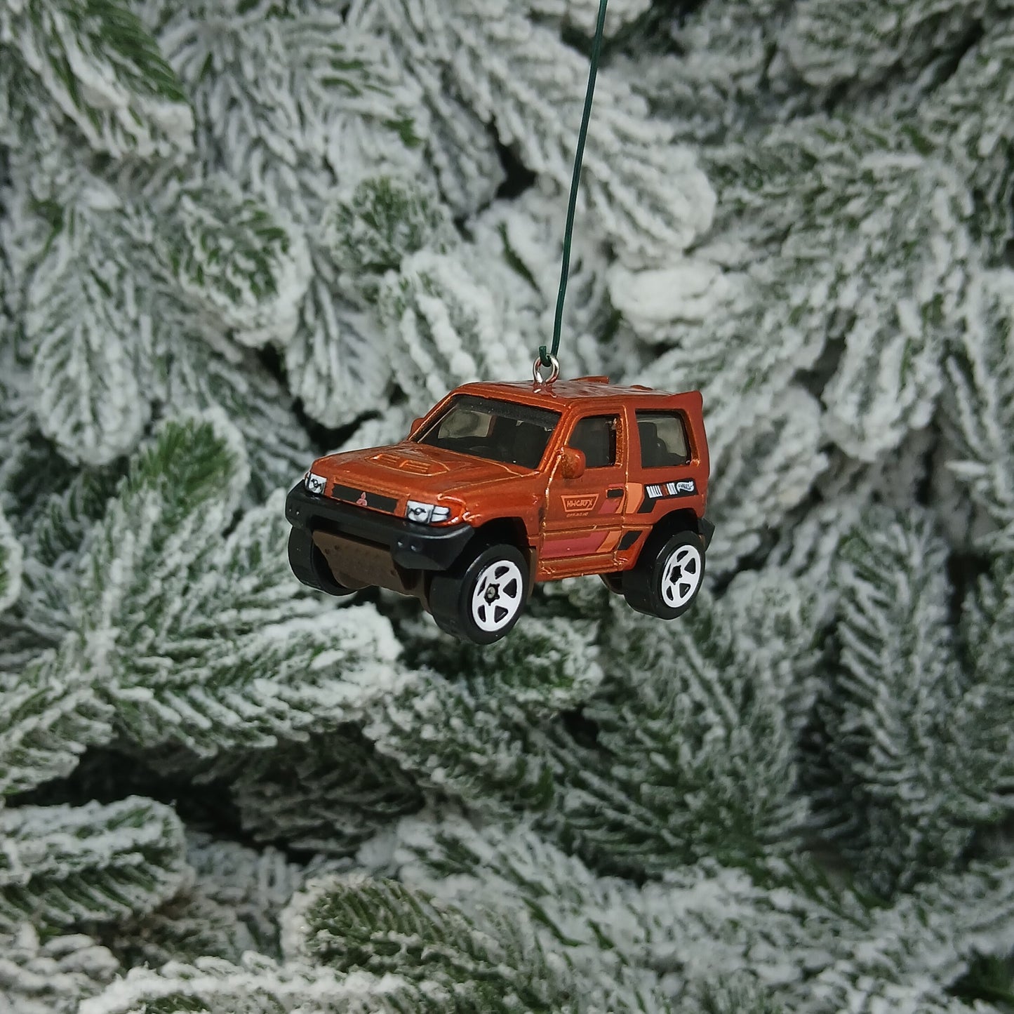 Mitsubishi Pajero Evolution Christmas Ornament Gift Idea Unique Xmas Tree Decoration 1997 1998 1999