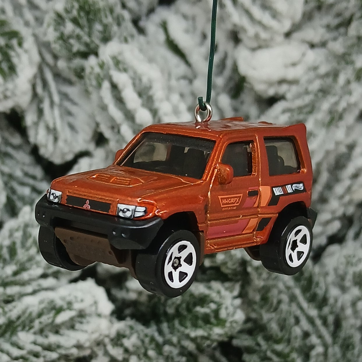 Mitsubishi Pajero Evolution Christmas Ornament Gift Idea Unique Xmas Tree Decoration 1997 1998 1999