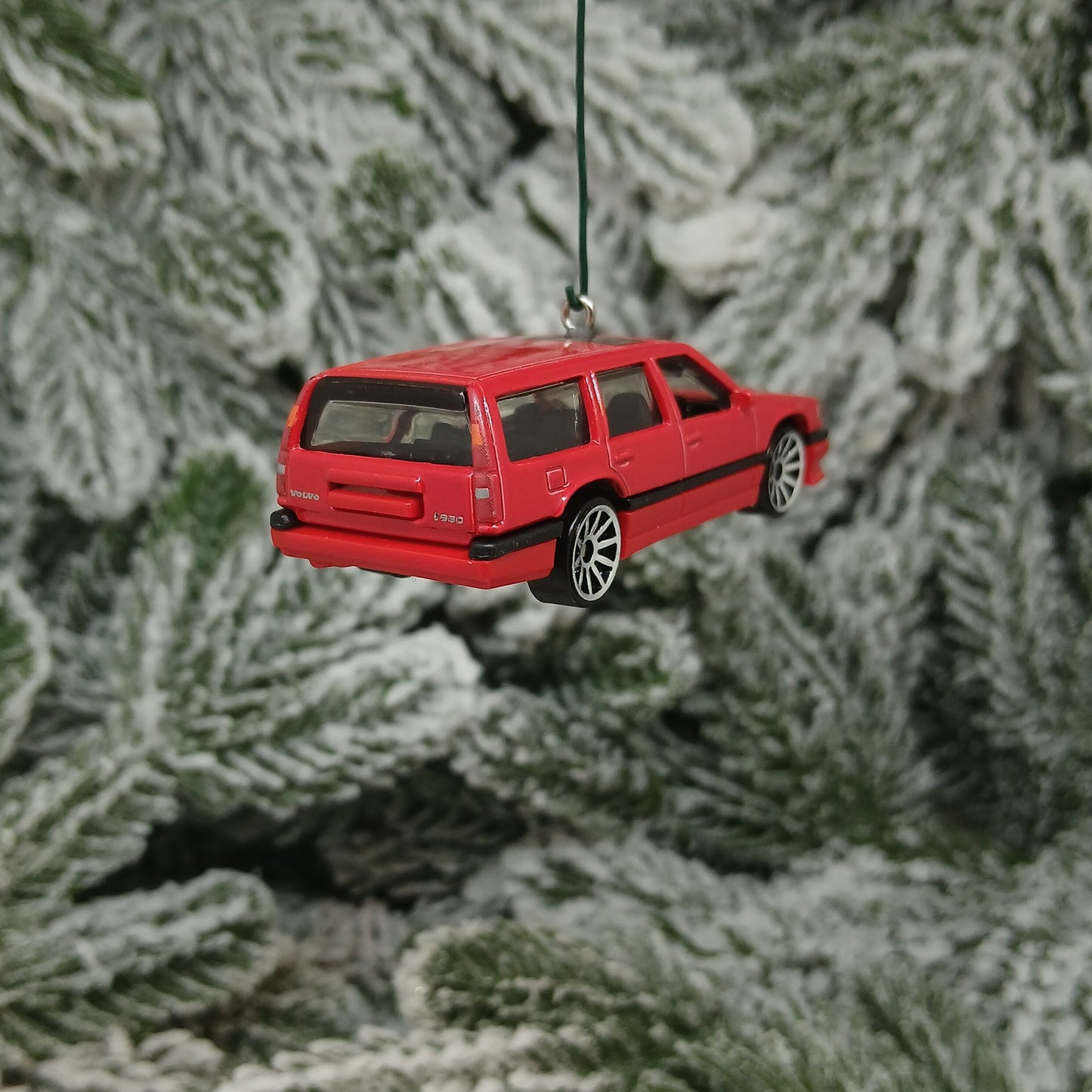 Volvo 850 Estate Ornament Christmas Tree Decoration Unique Gift 1993-1997 Wagon Green Yellow Black Red