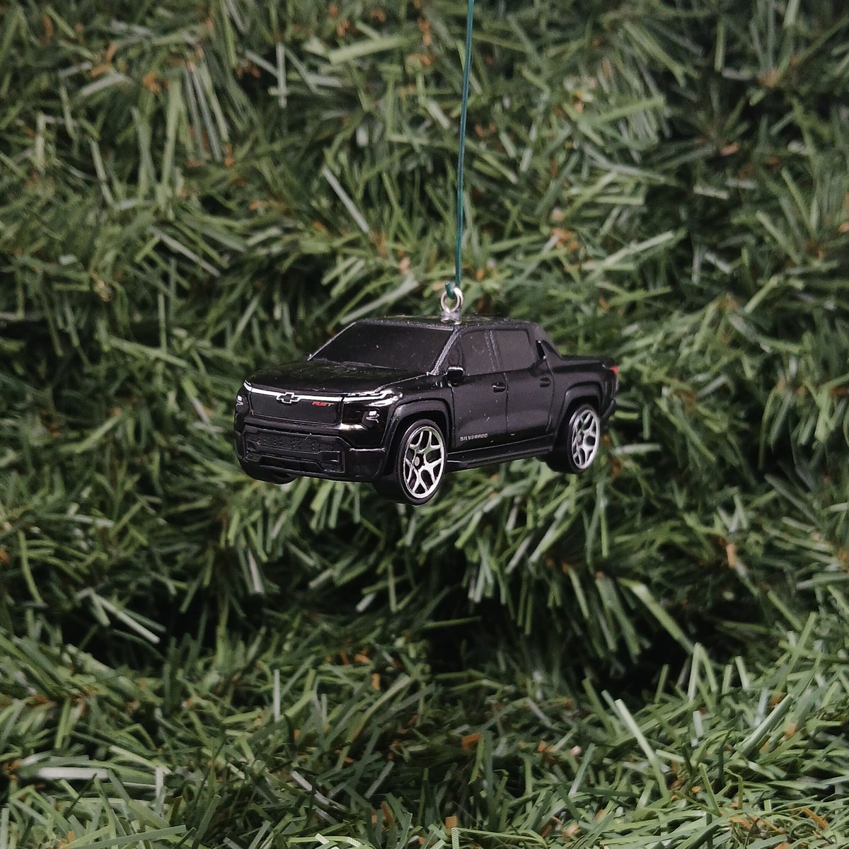 2024 Chevy Silverado EV Ornament Christmas Gift Idea Chevrolet Truck RST Black Orange Blue Gray Silver 2025