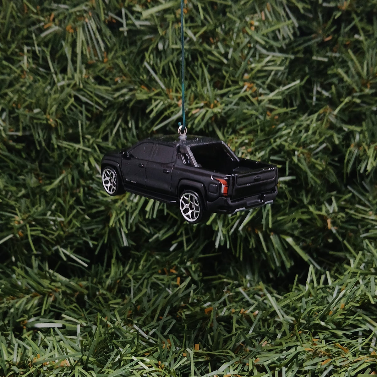 2024 Chevy Silverado EV Ornament Christmas Gift Idea Chevrolet Truck RST Black Orange Blue Gray Silver 2025