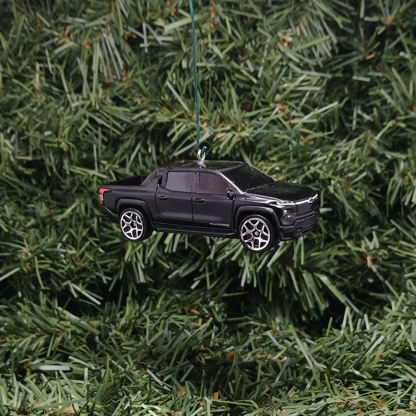 2024 Chevy Silverado EV Ornament Christmas Gift Idea Chevrolet Truck RST Black Orange Blue Gray Silver 2025