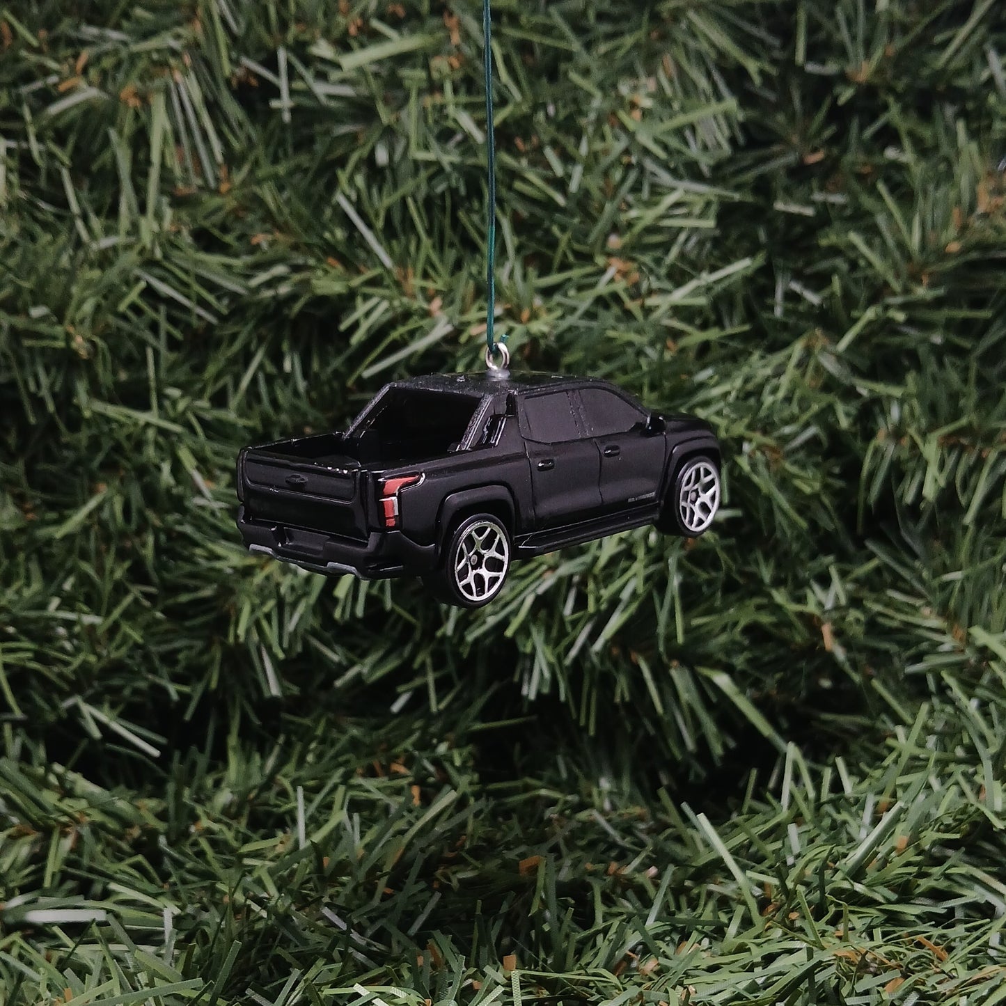 2024 Chevy Silverado EV Ornament Christmas Gift Idea Chevrolet Truck RST Black Orange Blue Gray Silver 2025