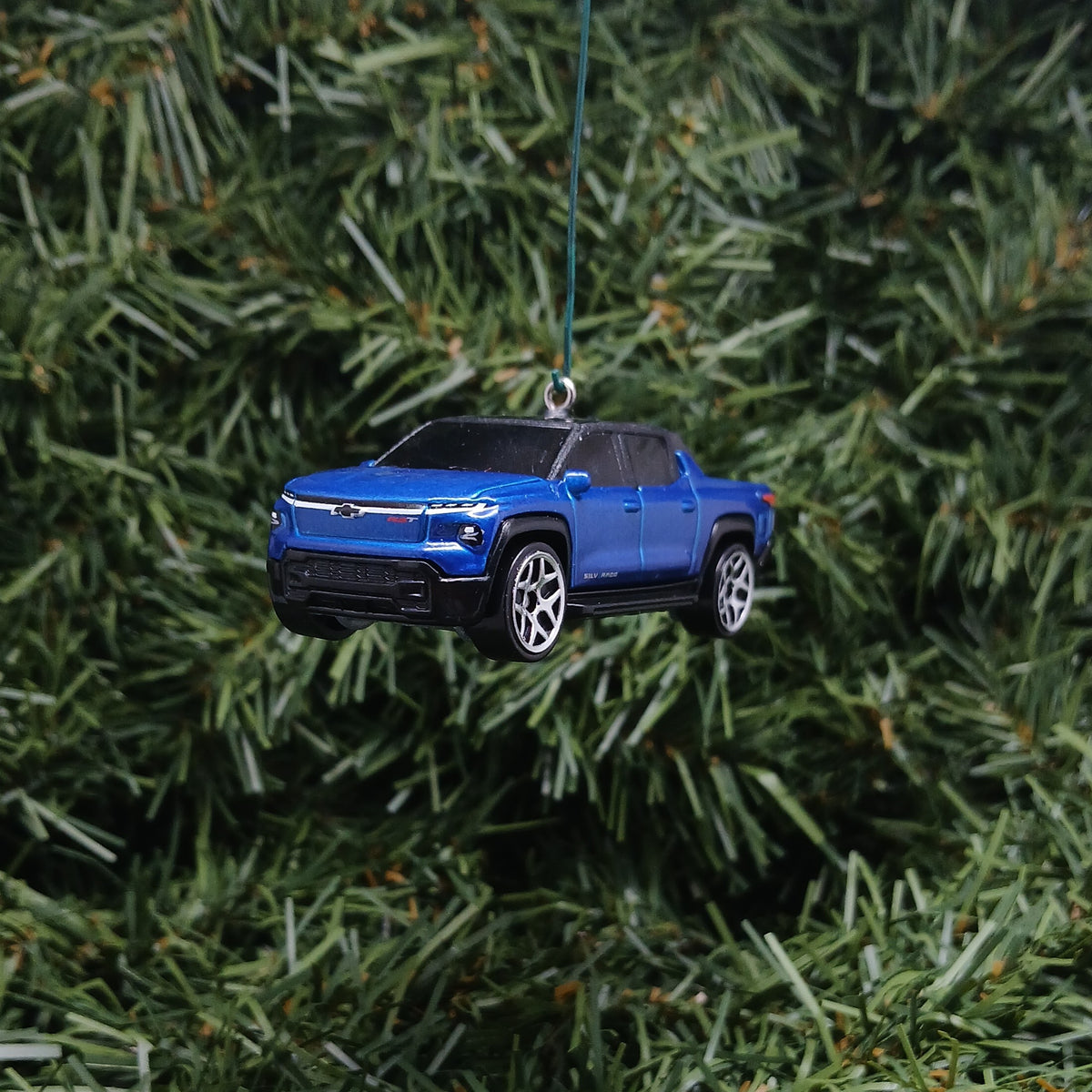 2024 Chevy Silverado EV Ornament Christmas Gift Idea Chevrolet Truck RST Black Orange Blue Gray Silver 2025