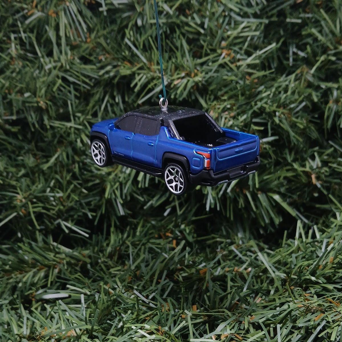 2024 Chevy Silverado EV Ornament Christmas Gift Idea Chevrolet Truck RST Black Orange Blue Gray Silver 2025