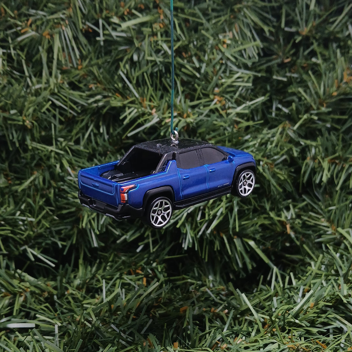 2024 Chevy Silverado EV Ornament Christmas Gift Idea Chevrolet Truck RST Black Orange Blue Gray Silver 2025
