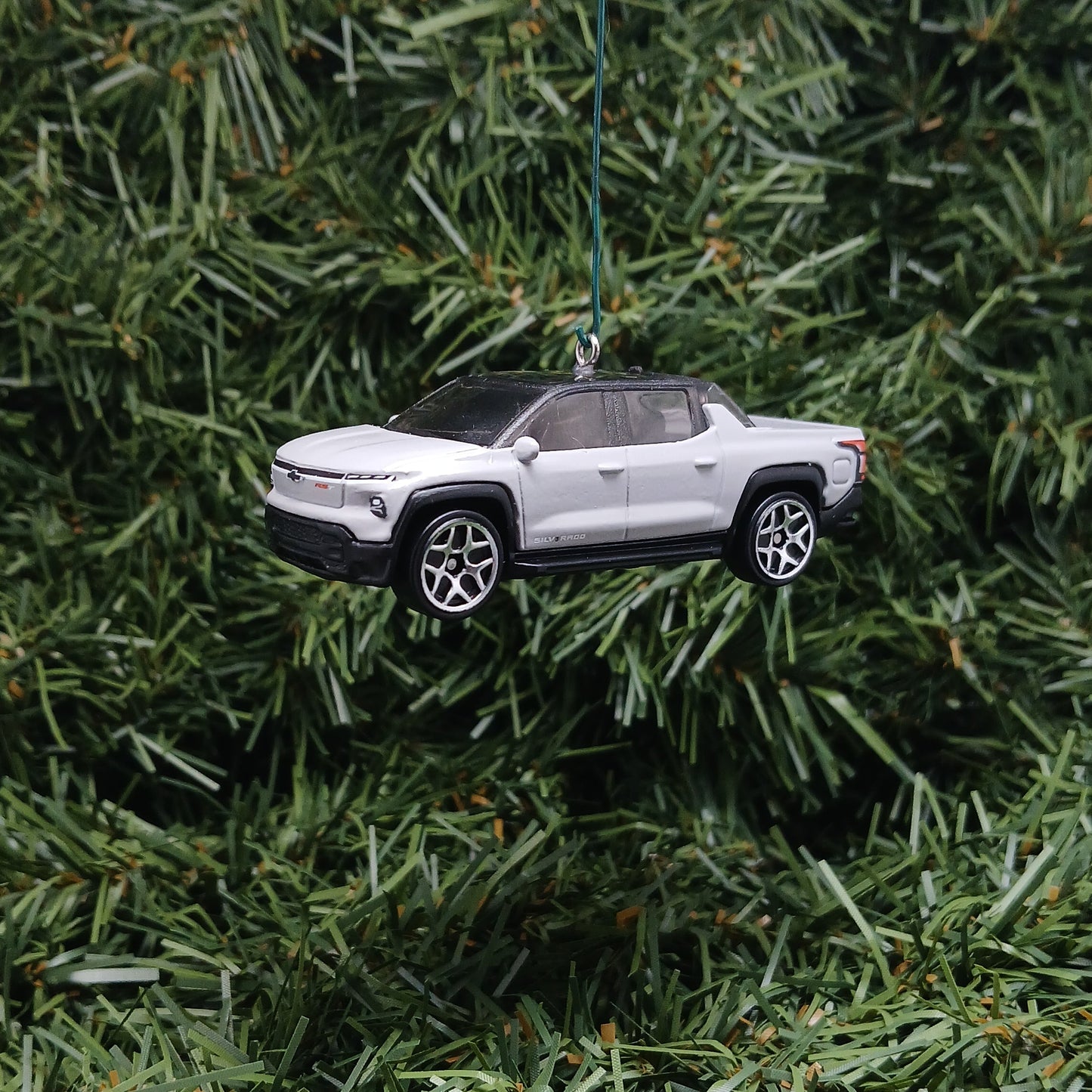 2024 Chevy Silverado EV Ornament Christmas Gift Idea Chevrolet Truck RST Black Orange Blue Gray Silver 2025