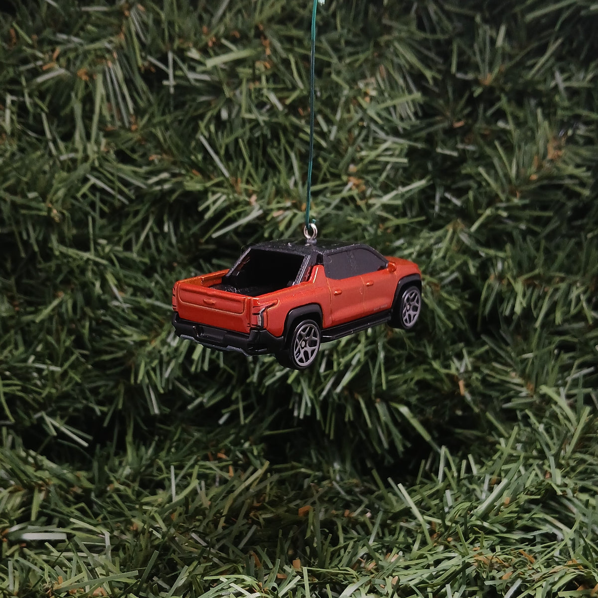 2024 Chevy Silverado EV Ornament Christmas Gift Idea Chevrolet Truck RST Black Orange Blue Gray Silver 2025