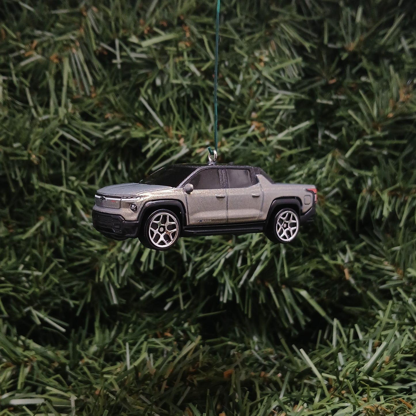 2024 Chevy Silverado EV Ornament Christmas Gift Idea Chevrolet Truck RST Black Orange Blue Gray Silver 2025