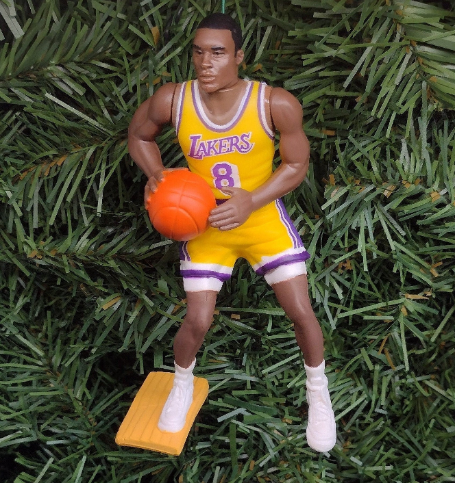 Kobe Bryant LOS ANGELES LAKERS ornament Christmas tree decoration unique Xmas gift idea nba basketball figure