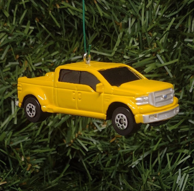 Ford F-350 Ornament F350 Pickup Truck Christmas Tree Decoration Unique Gift Idea 3 Inch