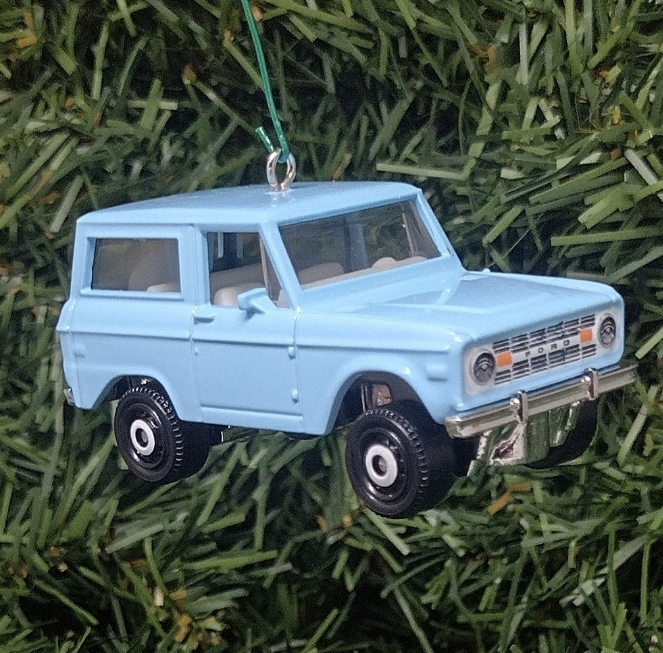 Ford Bronco Ornament 1970 Christmas Tree Decoration fun gift idea for car enthusiast unique xmas present 2.5 inch