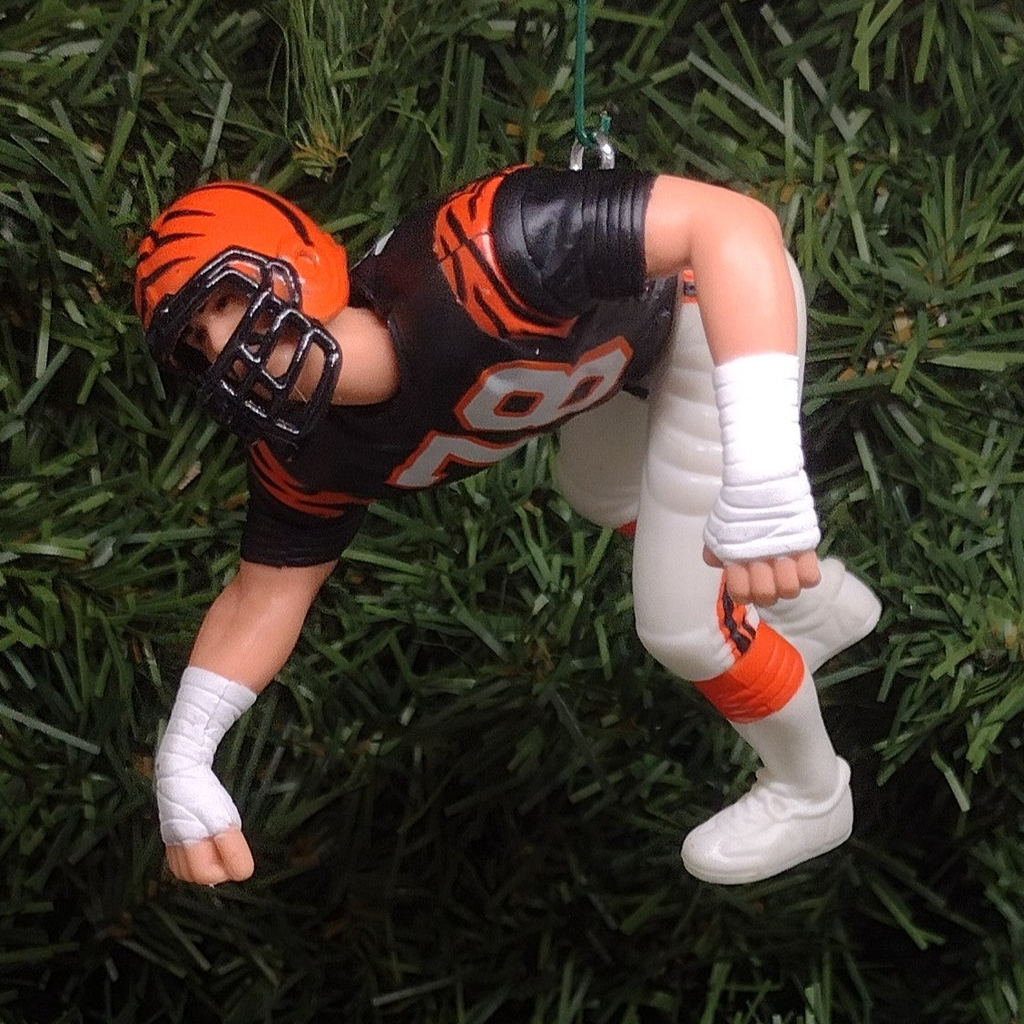 CINCINNATI BENGALS NFL Ornament Christmas Gift Anthony Munoz Carl Pickens Domata Peko Peter Warrick Pat McInally