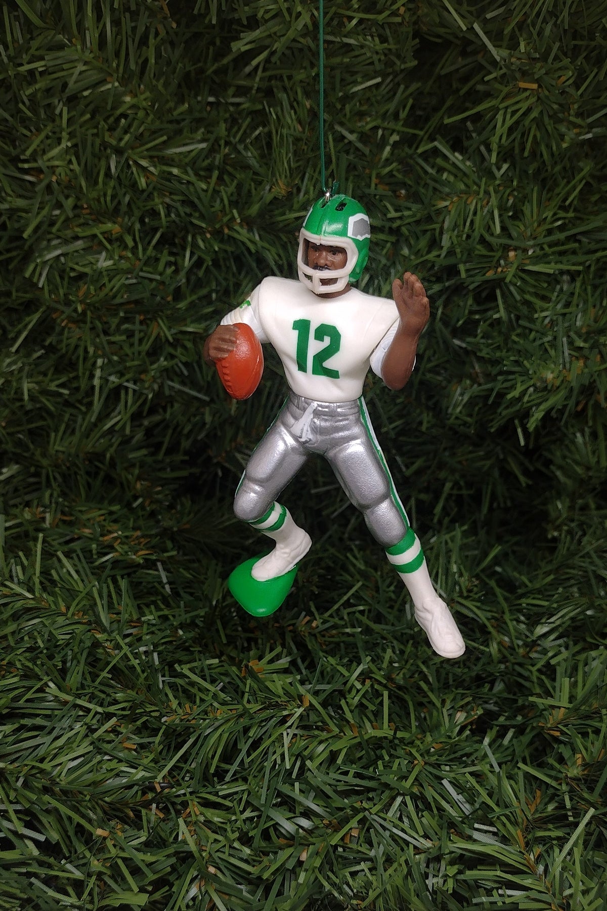 PHILADELPHIA EAGLES NFL Ornament Christmas Gift Randall Cunningham Football Figure