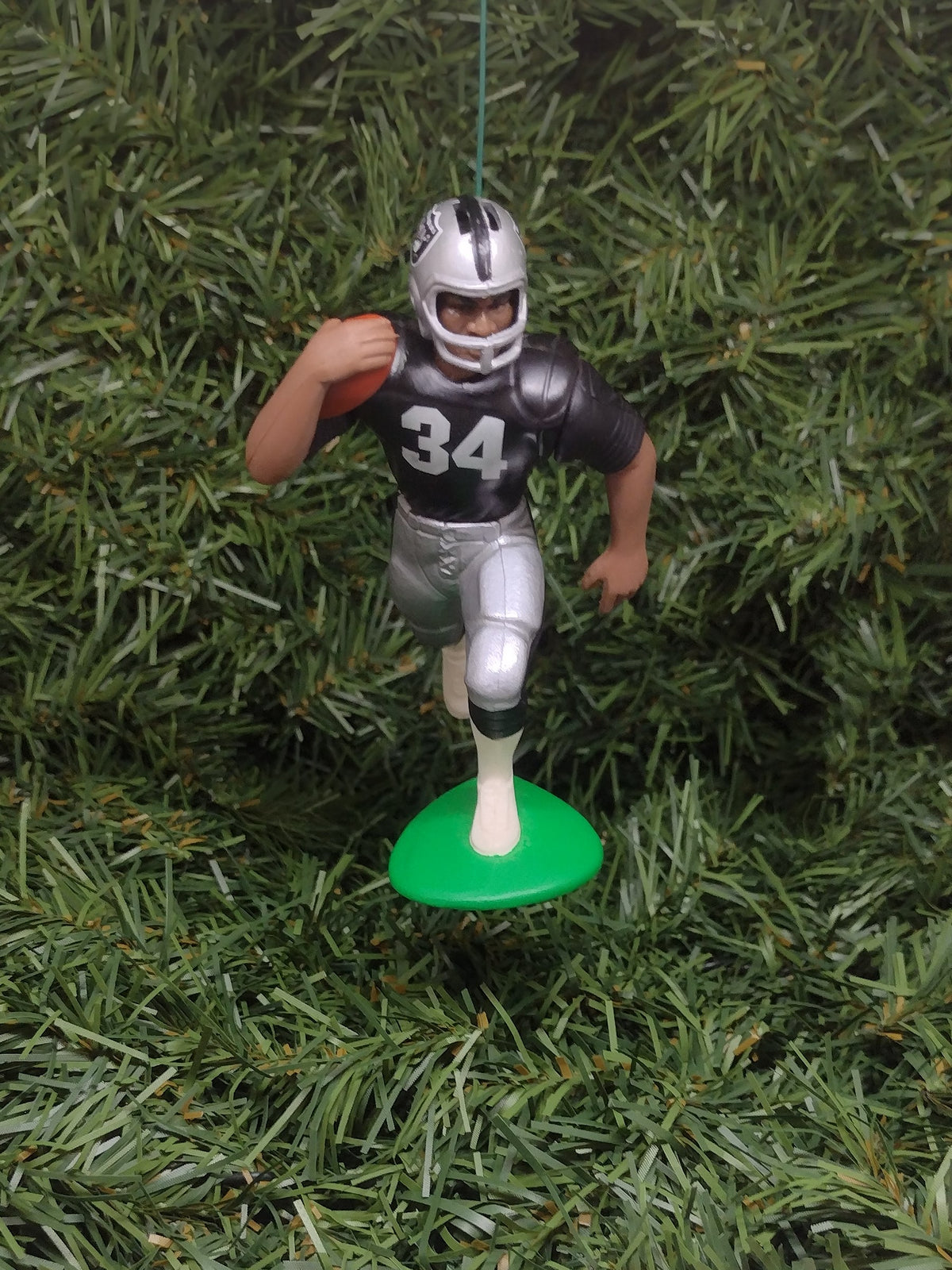 OAKLAND/Los Angeles RAIDERS Ornament Bo Jackson Christmas Gift NFL Figure Las Vegas