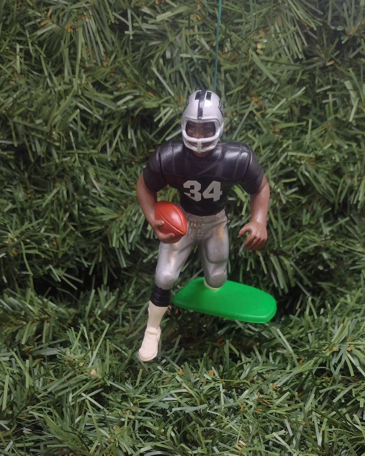 OAKLAND/Los Angeles RAIDERS Ornament Bo Jackson Christmas Gift NFL Figure Las Vegas