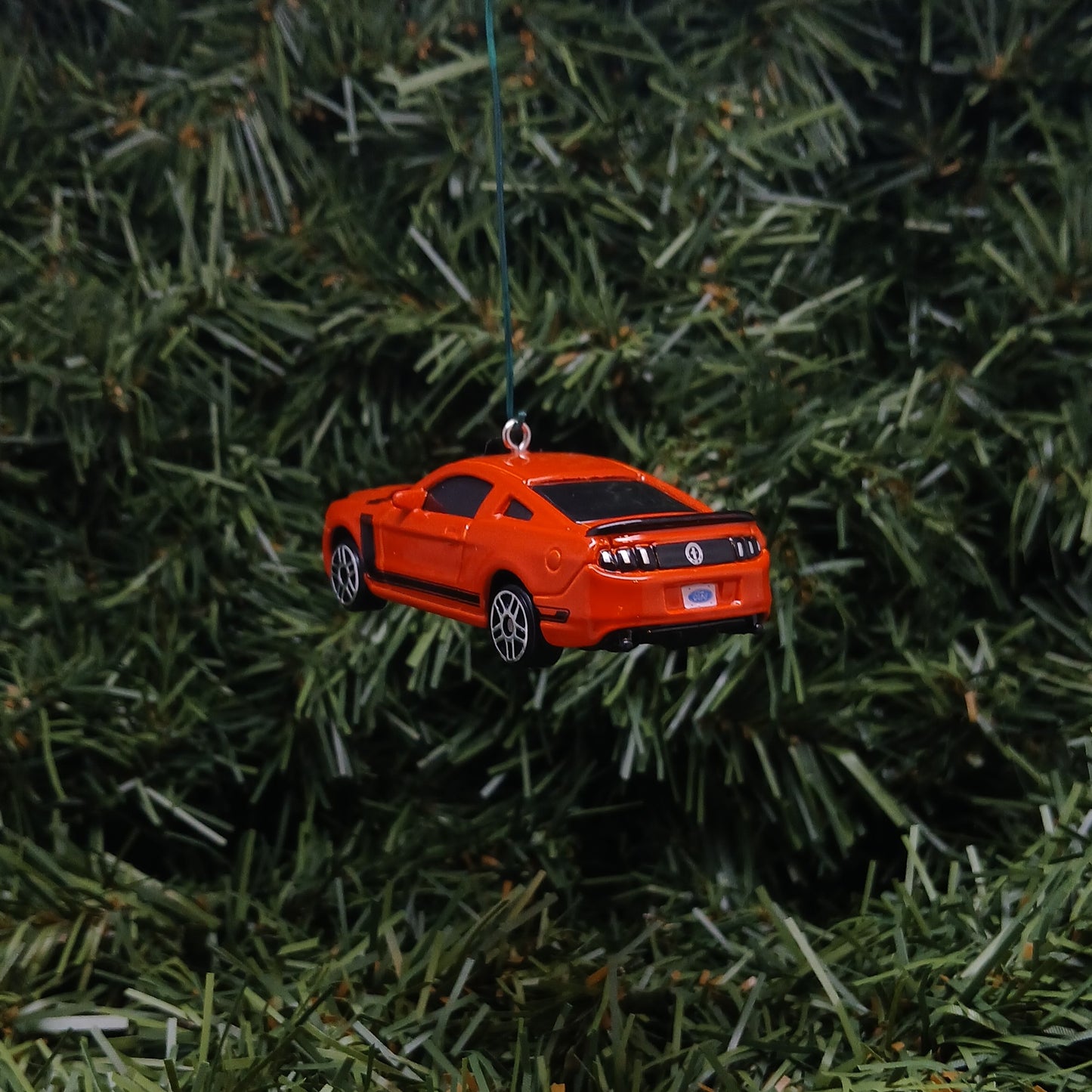 Ford Mustang Boss 302 Ornament Christmas Tree Decoration Xmas Gift Orange
