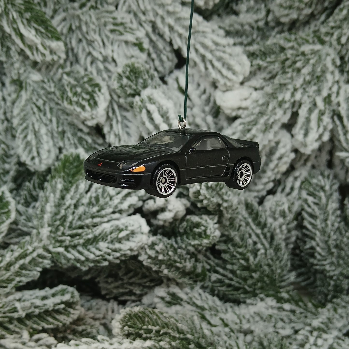 Mitsubishi 3000GT Christmas Ornament Gift Idea Unique Xmas Tree Decoration Black 1994 1995 1996 1997