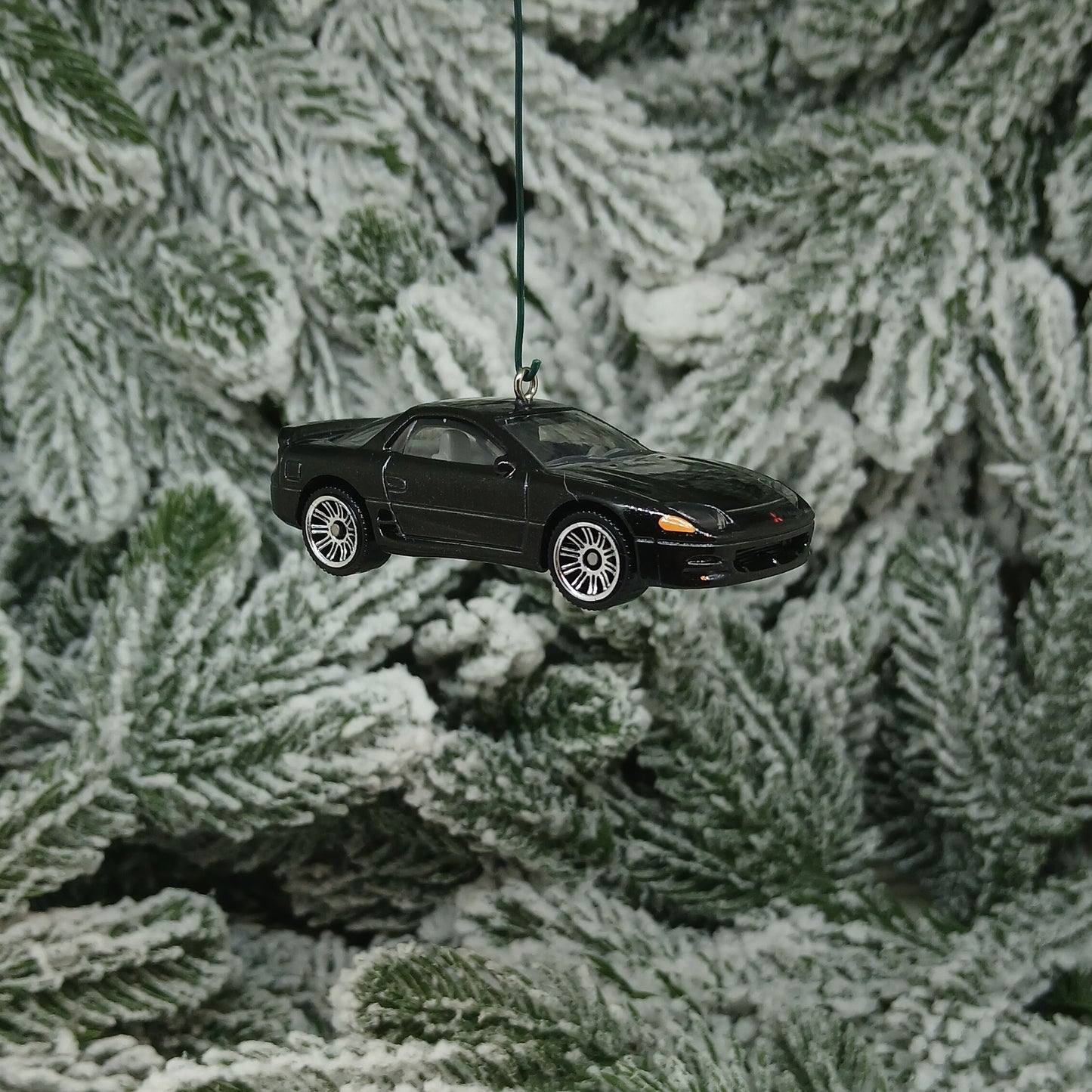 Mitsubishi 3000GT Christmas Ornament Gift Idea Unique Xmas Tree Decoration Black 1994 1995 1996 1997