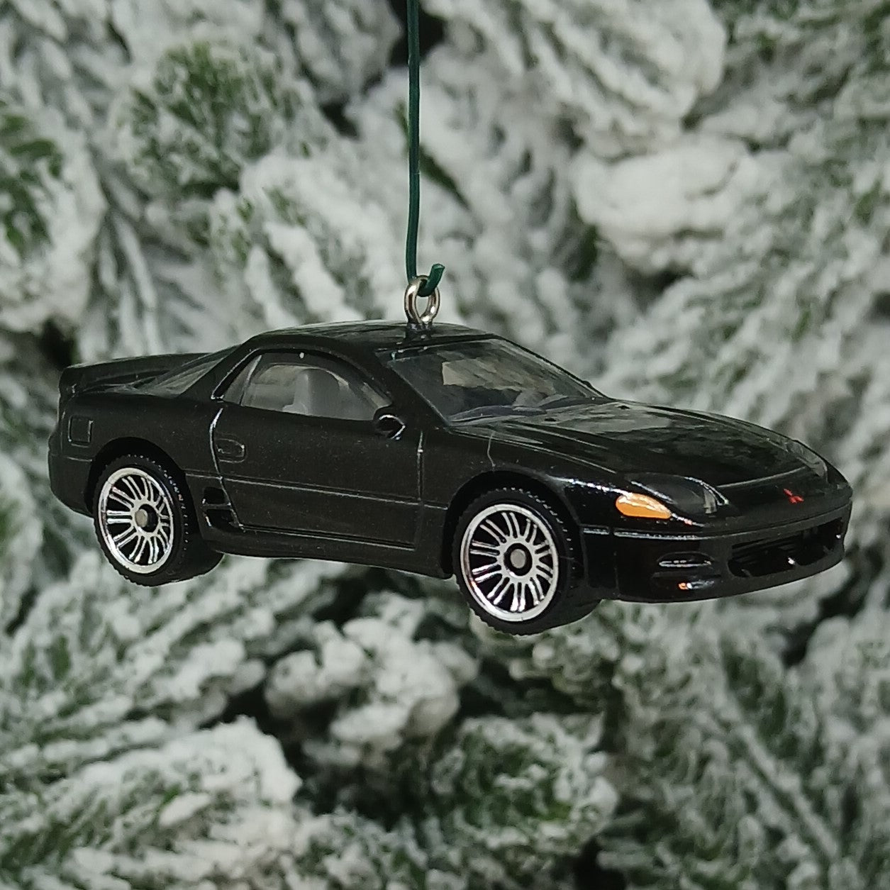 Mitsubishi 3000GT Christmas Ornament Gift Idea Unique Xmas Tree Decoration Black 1994 1995 1996 1997