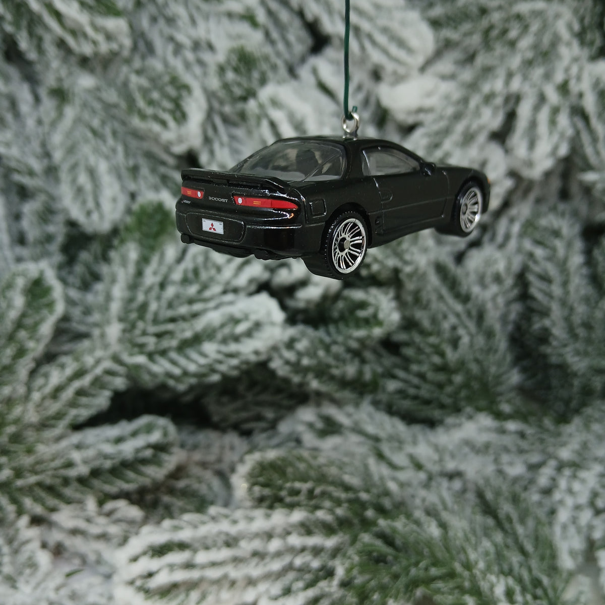 Mitsubishi 3000GT Christmas Ornament Gift Idea Unique Xmas Tree Decoration Black 1994 1995 1996 1997