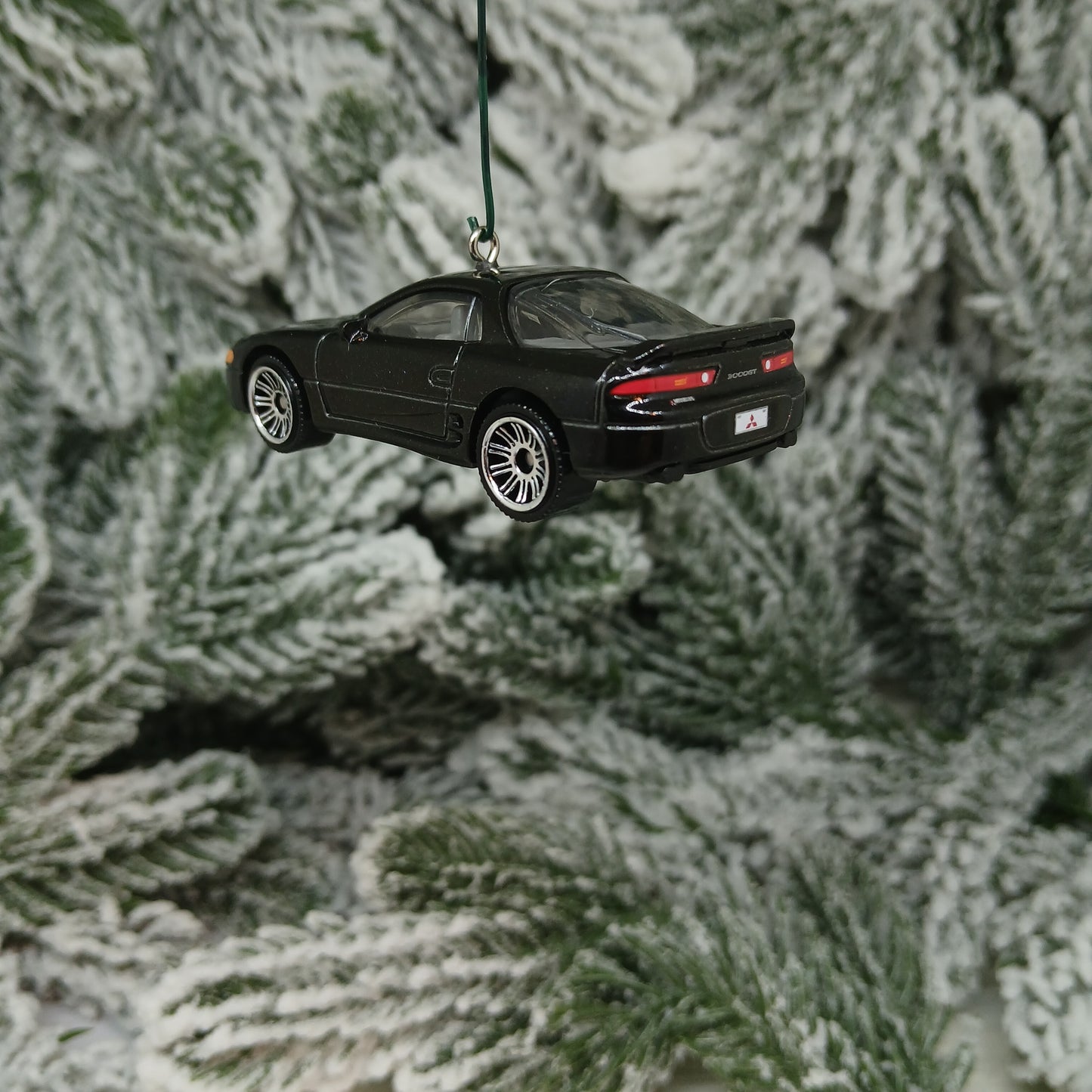 Mitsubishi 3000GT Christmas Ornament Gift Idea Unique Xmas Tree Decoration Black 1994 1995 1996 1997