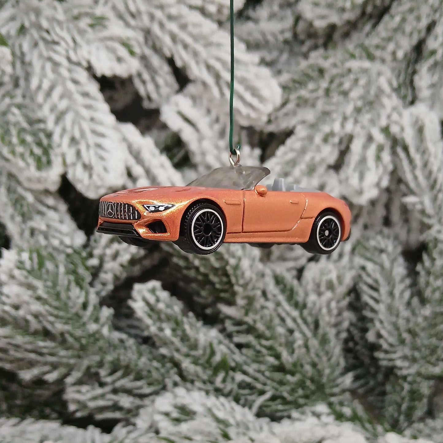 MERCEDES-BENZ AMG SL 63 Christmas Ornament Unique Gift 2022-2026 Black Blue Orange