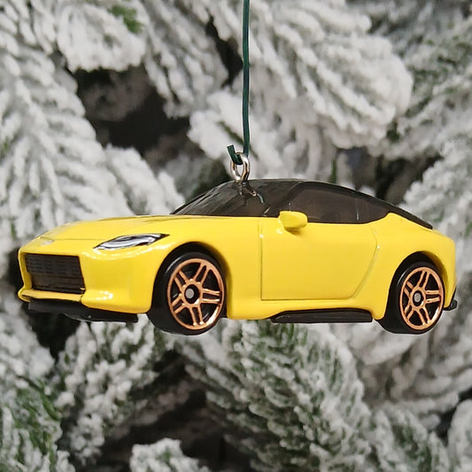 NISSAN Z Christmas Ornament Unique Gift Car Xmas Tree Decoration Yellow