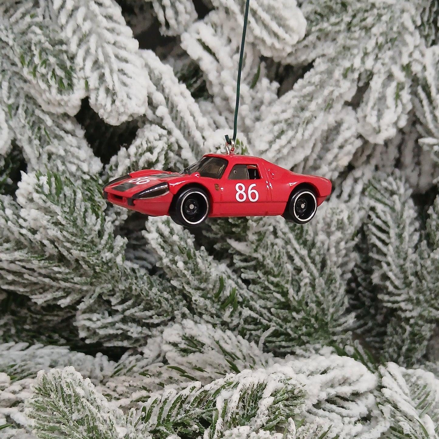 Porsche 904 Carrera GTS Ornament Christmas Tree Decoration Unique Gift Red