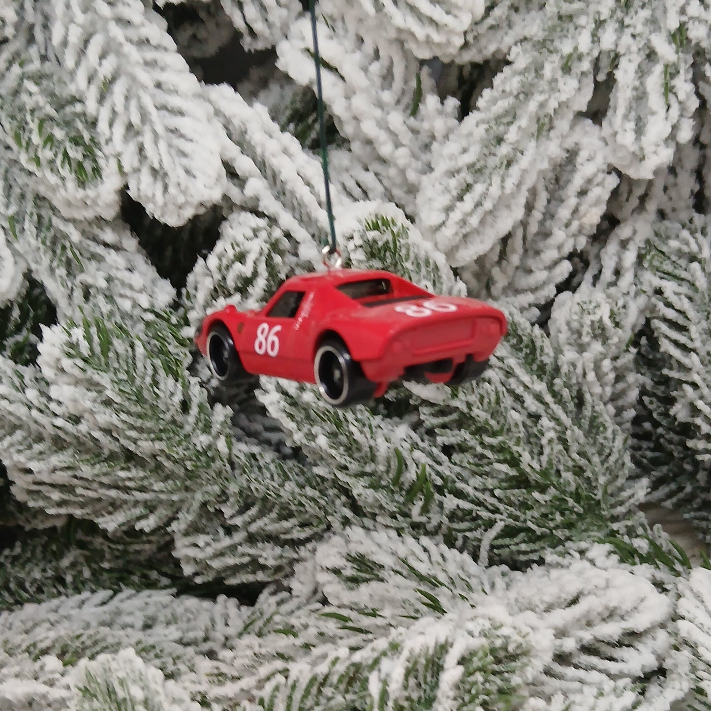 Porsche 904 Carrera GTS Ornament Christmas Tree Decoration Unique Gift Red