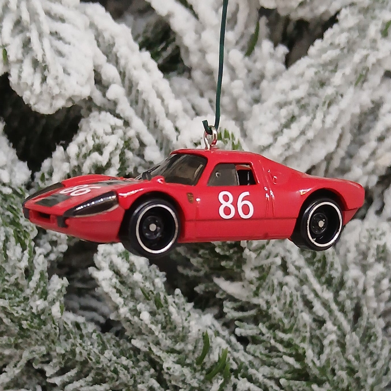 Porsche 904 Carrera GTS Ornament Christmas Tree Decoration Unique Gift Red
