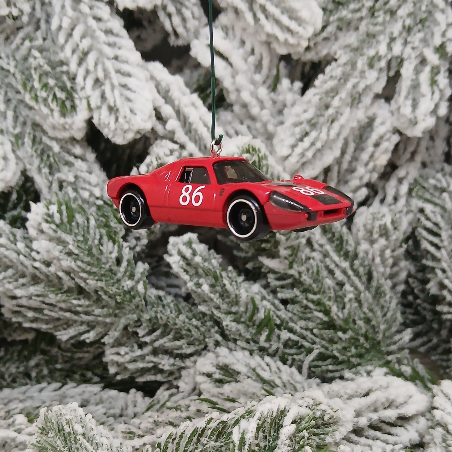 Porsche 904 Carrera GTS Ornament Christmas Tree Decoration Unique Gift Red