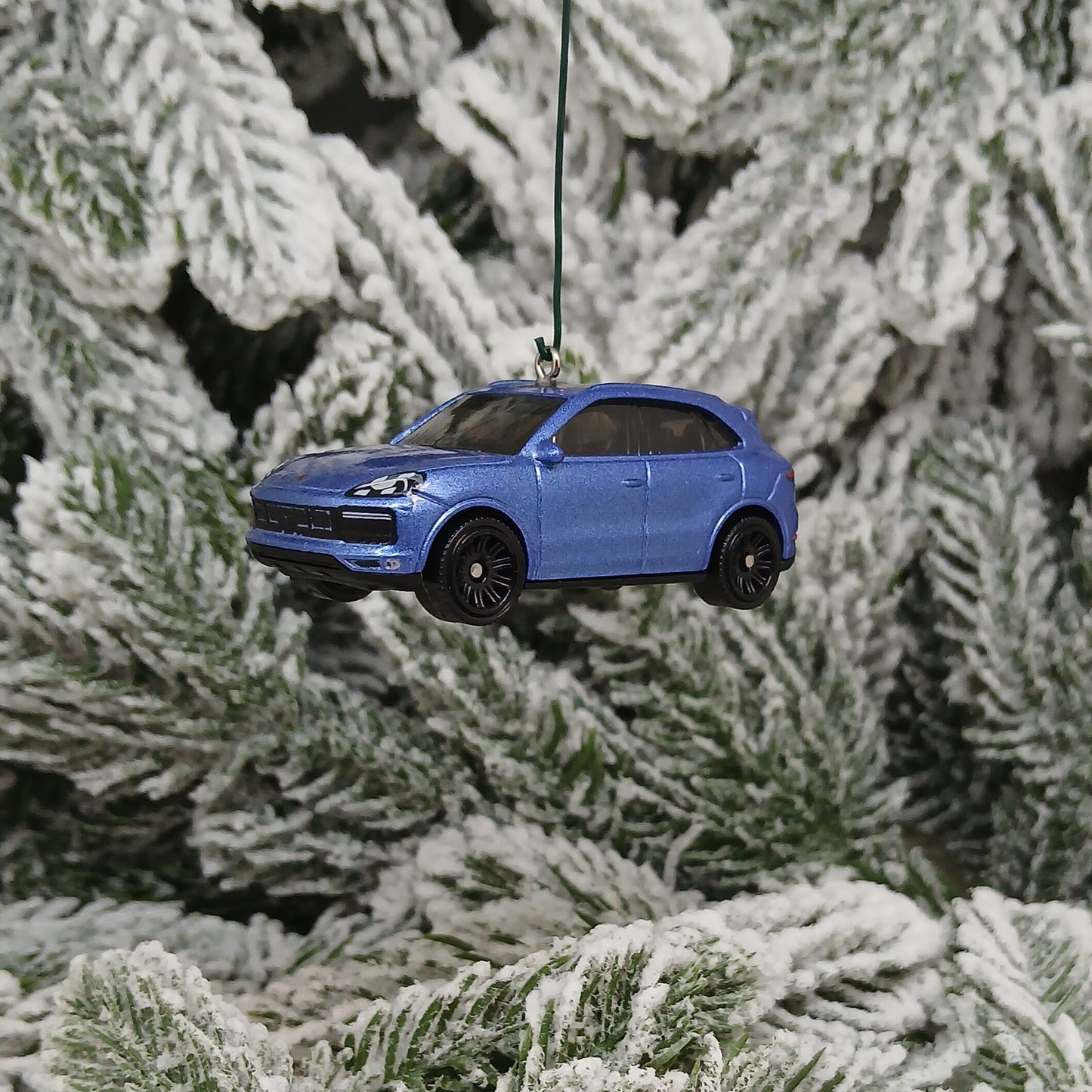 Porsche Cayenne Ornament Christmas Tree Decoration Unique Gift Idea Blue Purple
