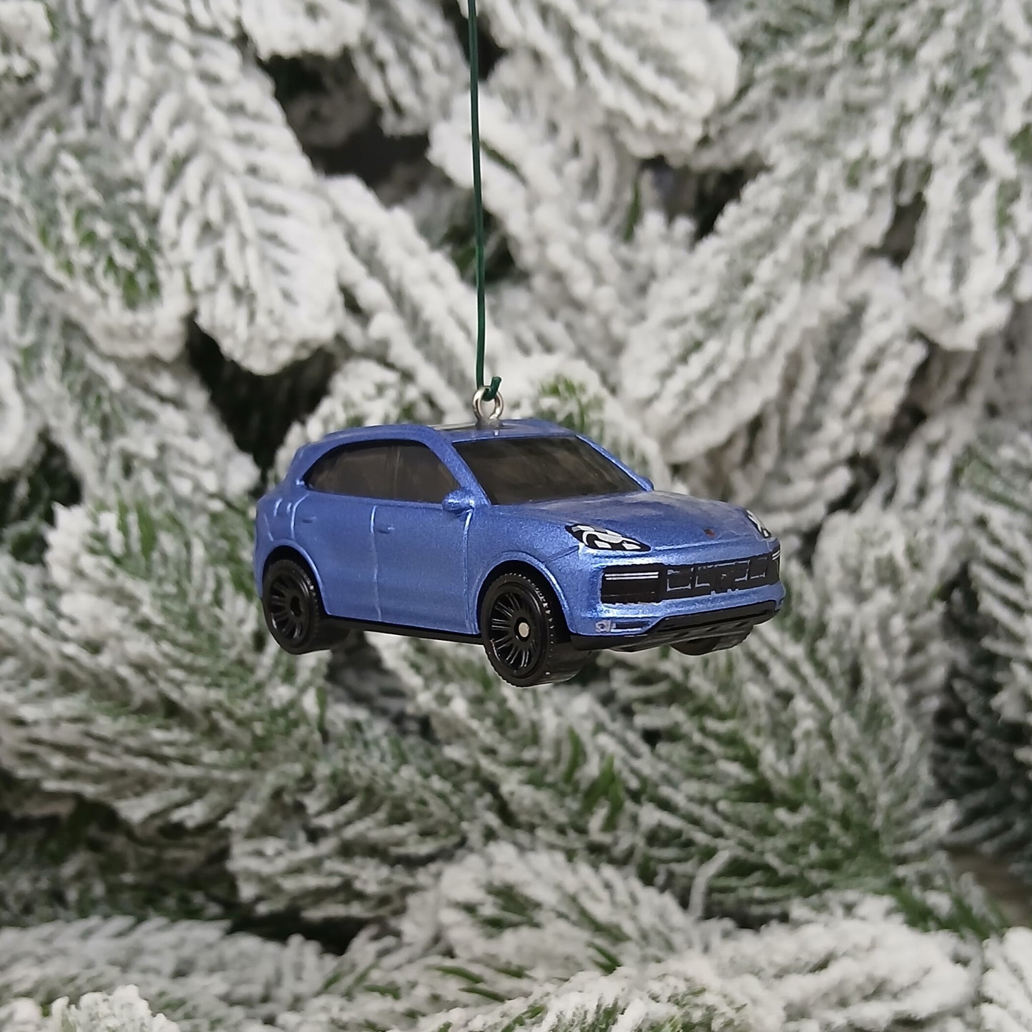 Porsche Cayenne Ornament Christmas Tree Decoration Unique Gift Idea Blue Purple