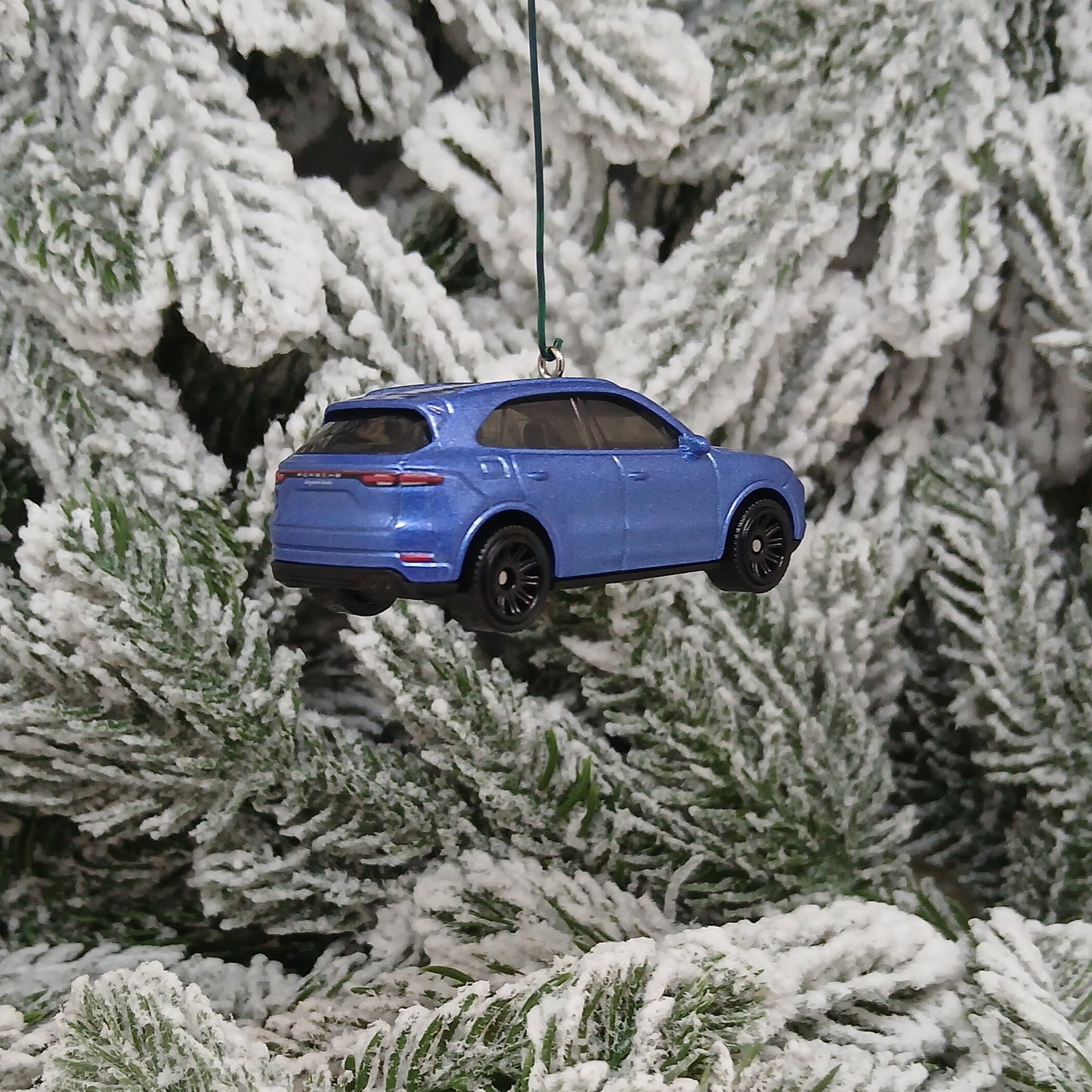 Porsche Cayenne Ornament Christmas Tree Decoration Unique Gift Idea Blue Purple