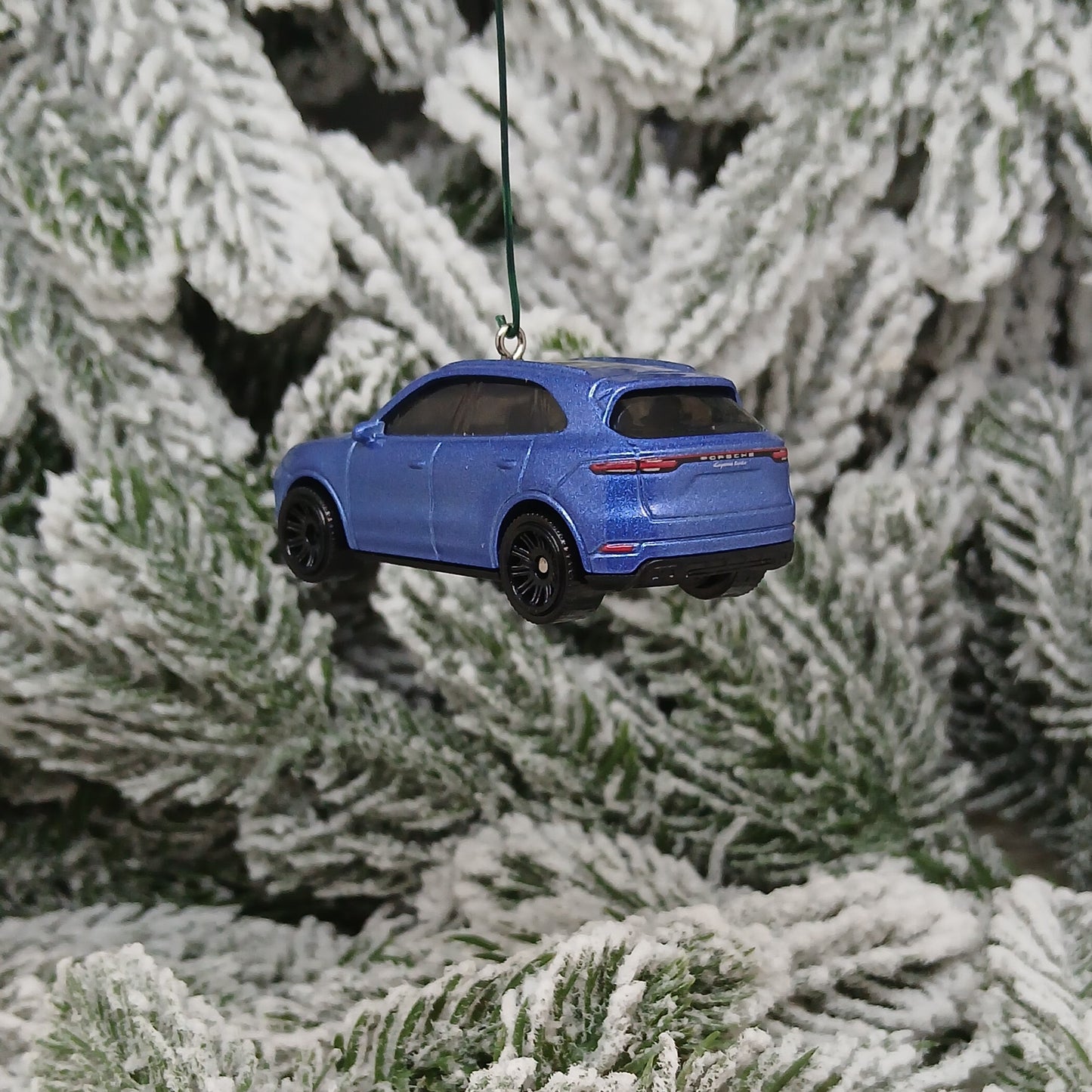 Porsche Cayenne Ornament Christmas Tree Decoration Unique Gift Idea Blue Purple