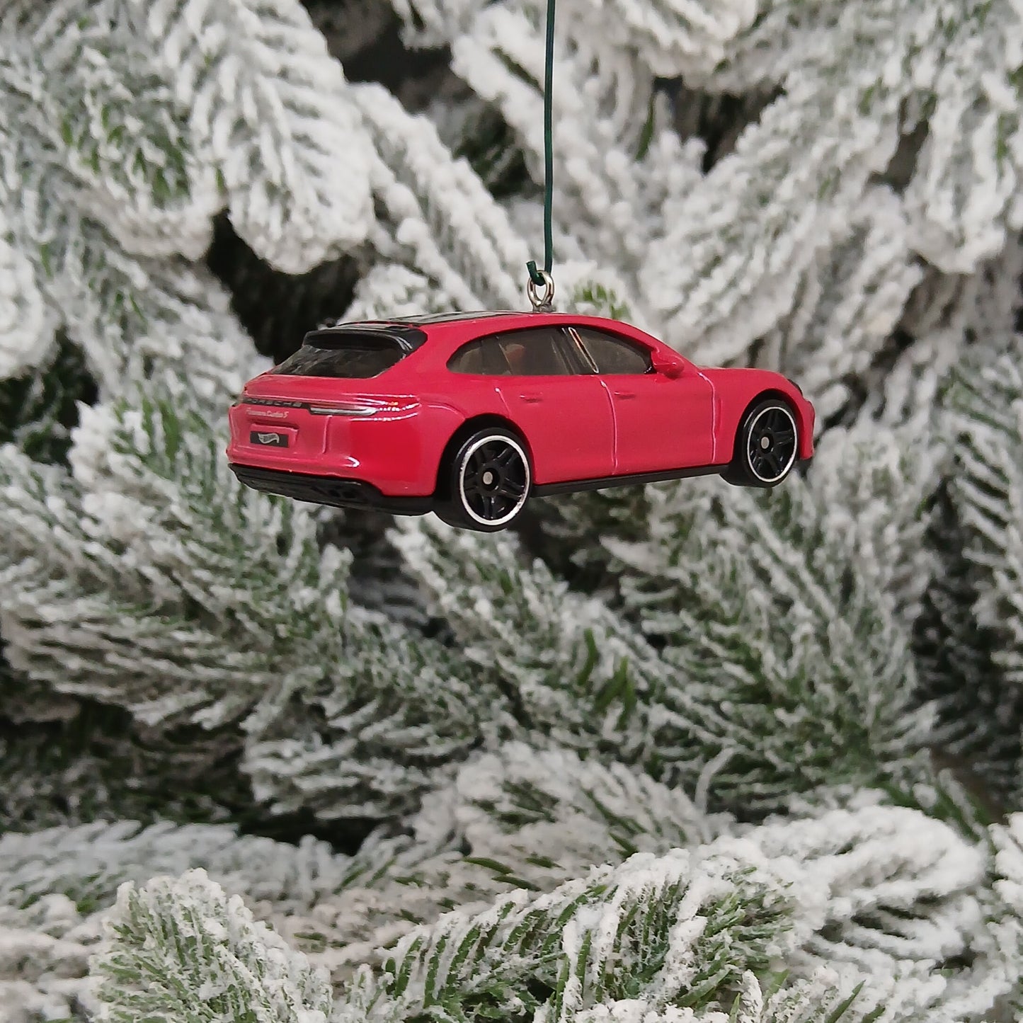 PORSCHE Panamera Turbo Ornament Christmas Tree Decoration Gift Idea Red