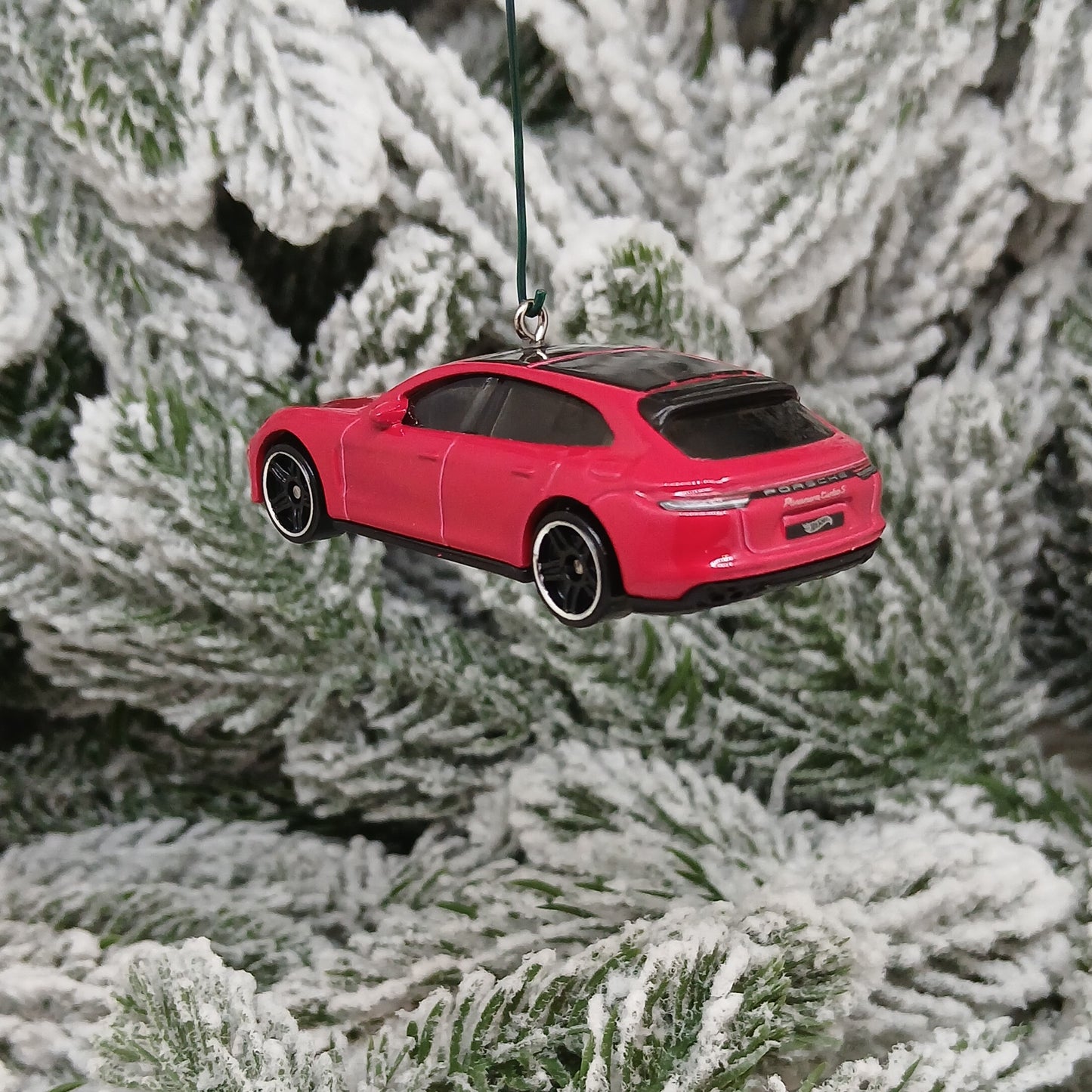 PORSCHE Panamera Turbo Ornament Christmas Tree Decoration Gift Idea Red