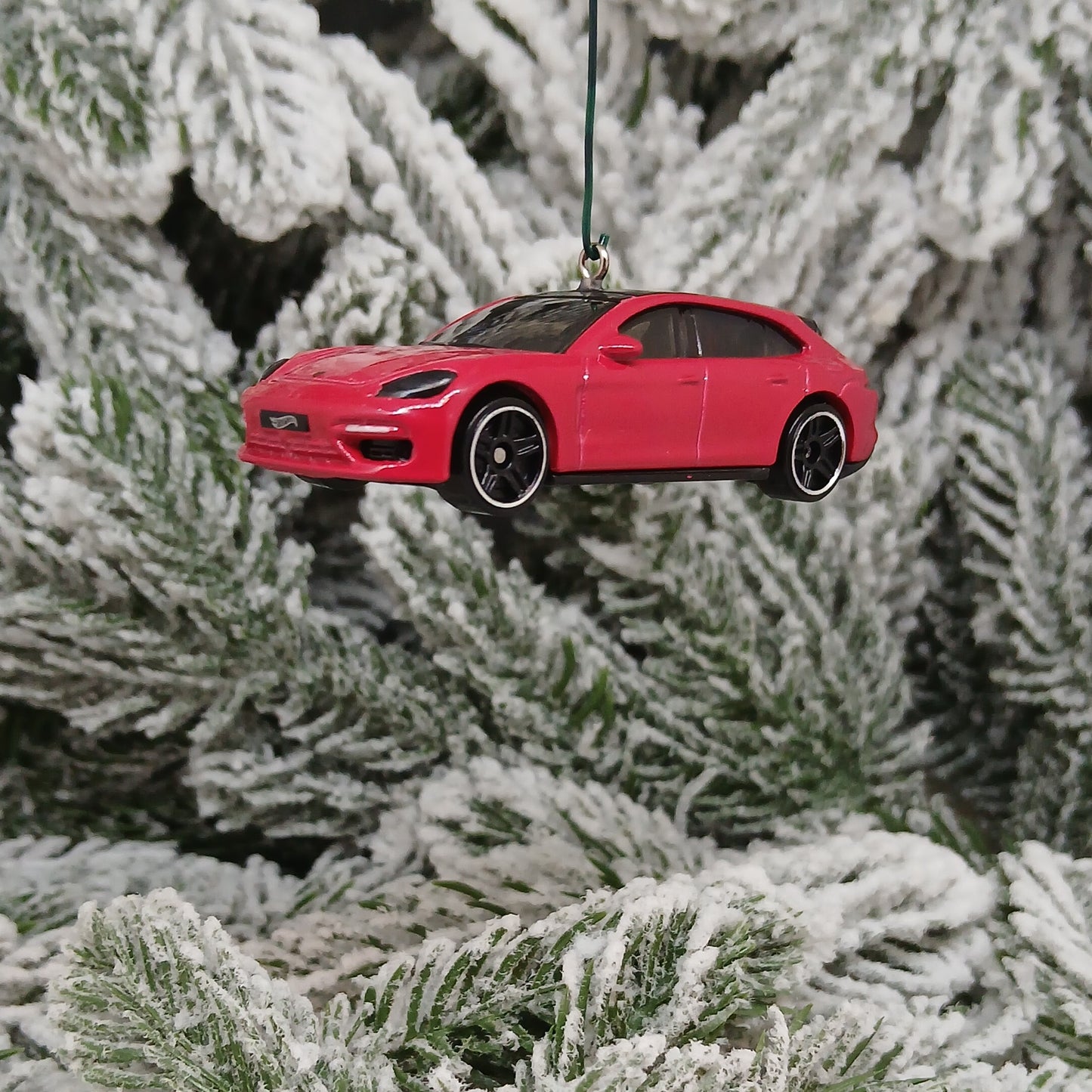 PORSCHE Panamera Turbo Ornament Christmas Tree Decoration Gift Idea Red