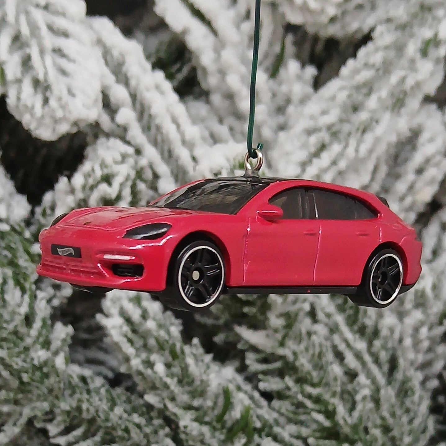 PORSCHE Panamera Turbo Ornament Christmas Tree Decoration Gift Idea Red