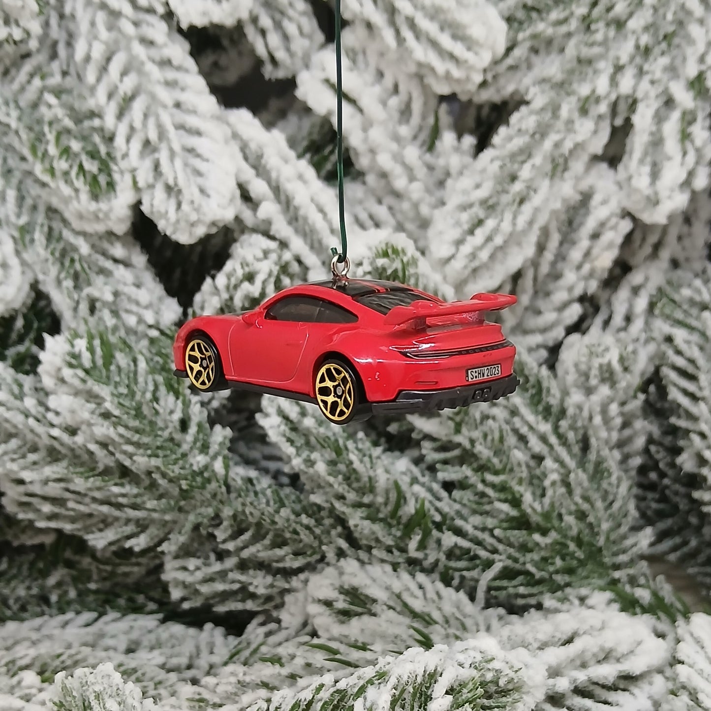 Porsche 911 GT3 Ornament Christmas Tree Decoration Unique Gift Idea Red